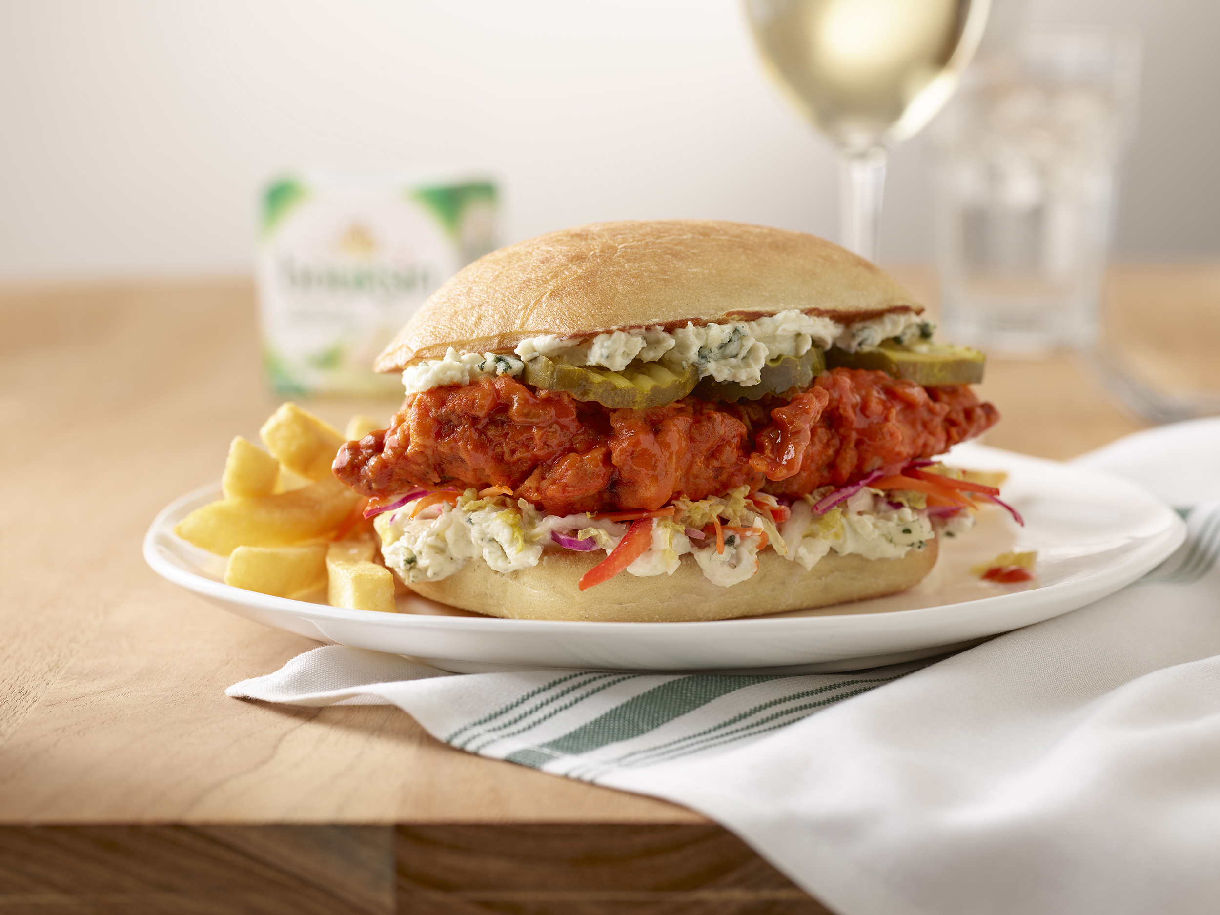 Forfærdeligt lige ud Forkert The Dearborn's Buffalo Chicken Sandwich | Boursin Cheese