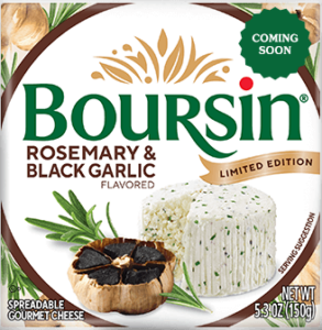 Boursin Rosemary & Black Garlic Cheese