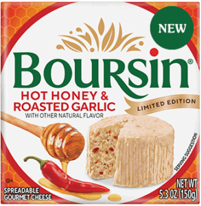 Boursin Hot Honey & Roasted Garlic Cheese