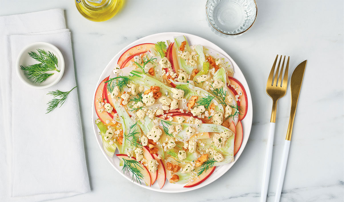 Shaved Fennel & Grilled Apple Salad